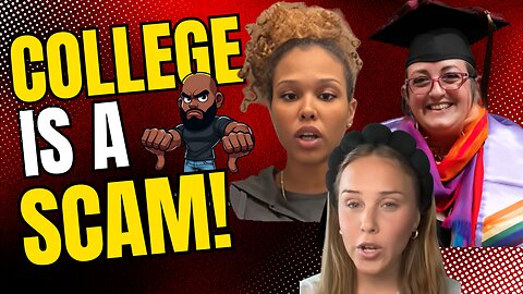 Women CRY after finding out that COLLEGE IS A SCAM!