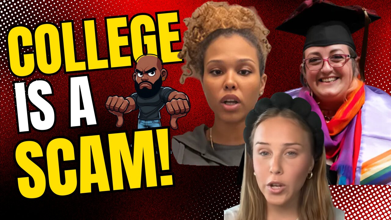 Women CRY after finding out that COLLEGE IS A SCAM!
