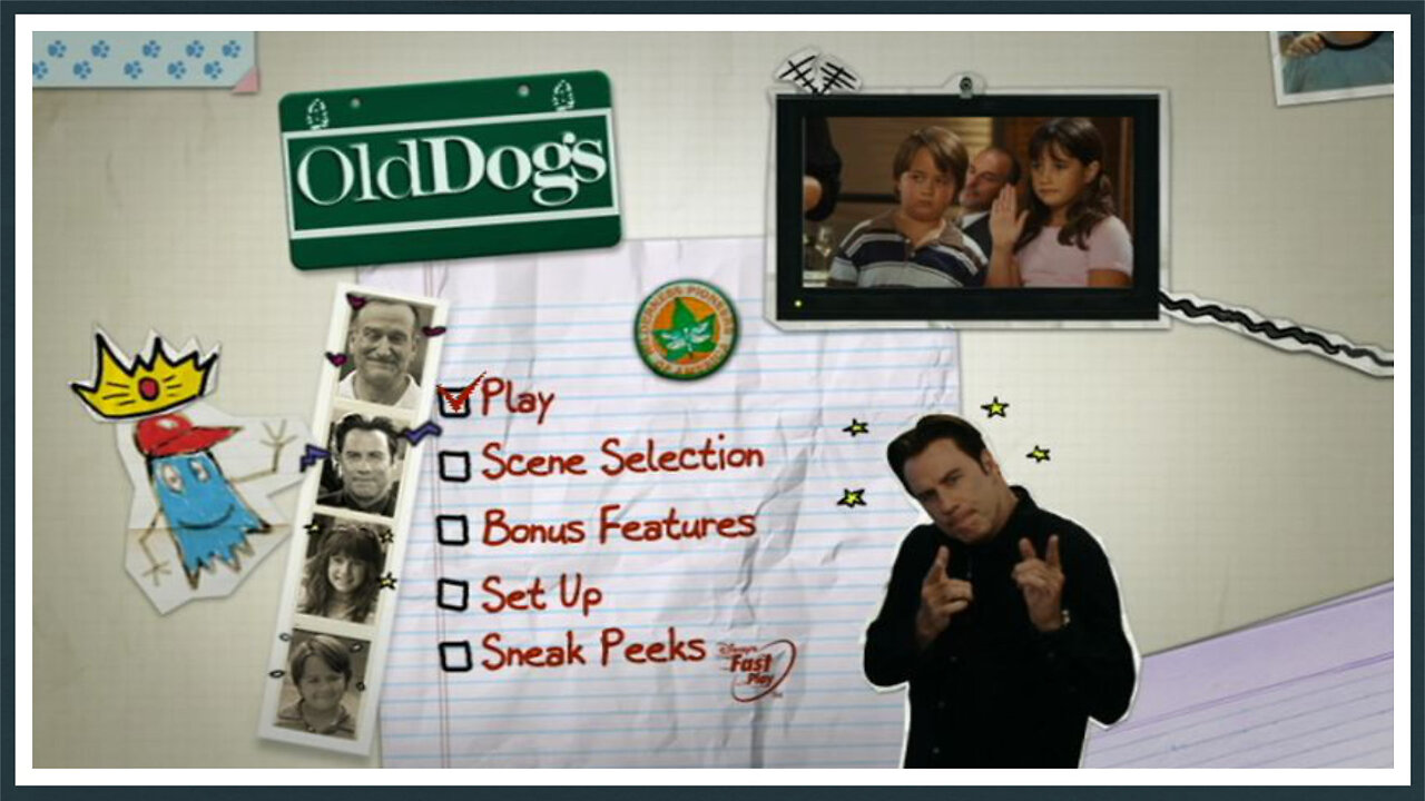 Old Dogs - DVD Menu