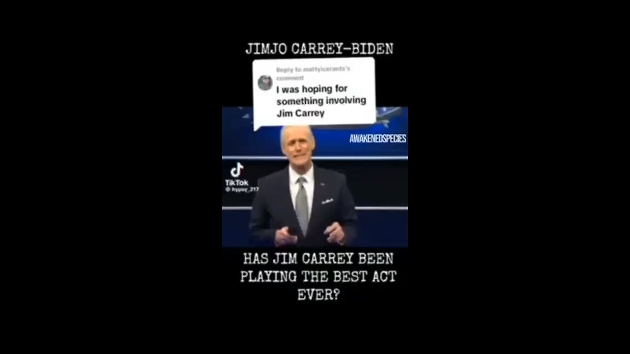 Was Jim Carrey One Of The Biden Actors?