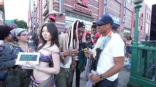 Don Lemon on the street in Harlem