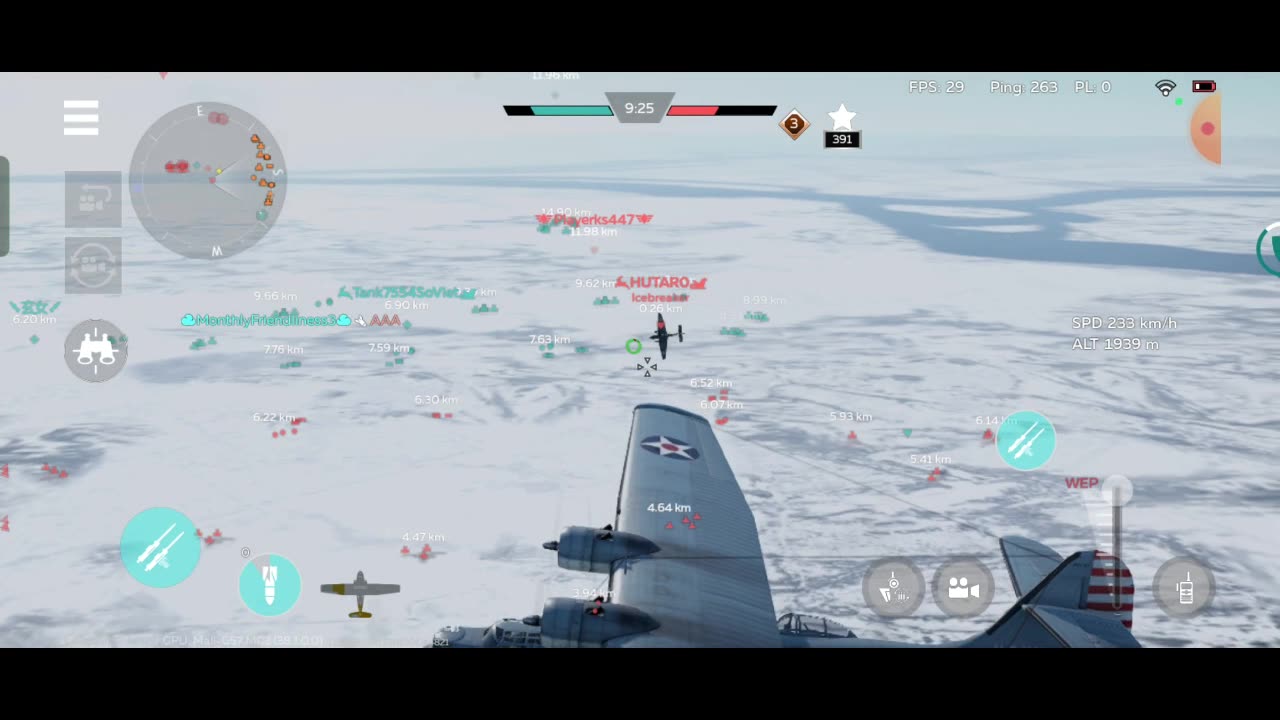 WT bombers gameplay - PBY-5A Catalina , B-25J