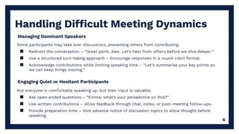 Running Meetings That Drive Real Results (Part 5) | High Impact Academy