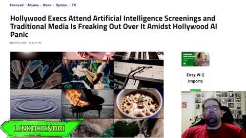 Mainstream Media Worried About The Impact Of AI Taking Over Hollywood