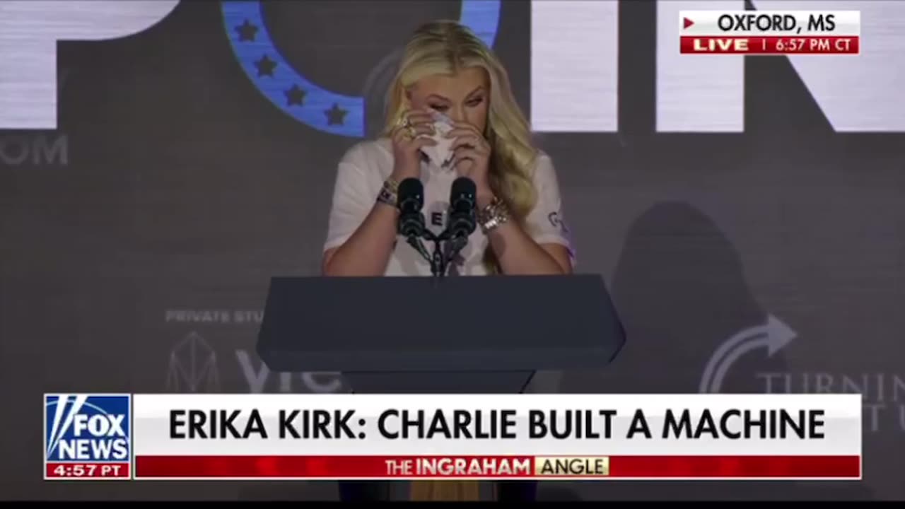 Erika Kirk Speaks at TPUSA Event
