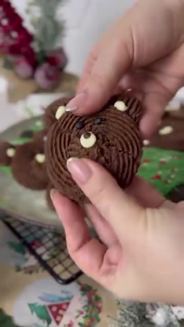 Венское печенье: мишки и елочки 🎄🐻