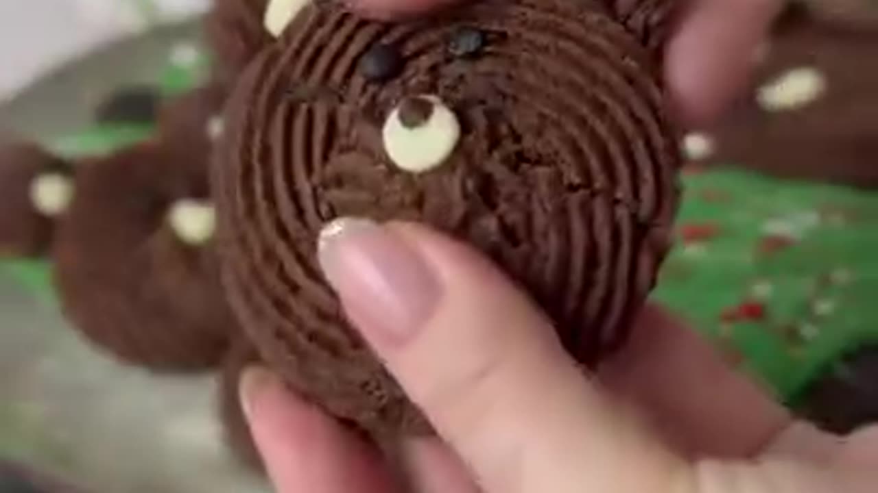 Венское печенье: мишки и елочки 🎄🐻