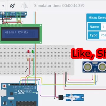 Crazy Smart #IoT #Arduino #Tinkercad Pet Feeder #AeroArduino