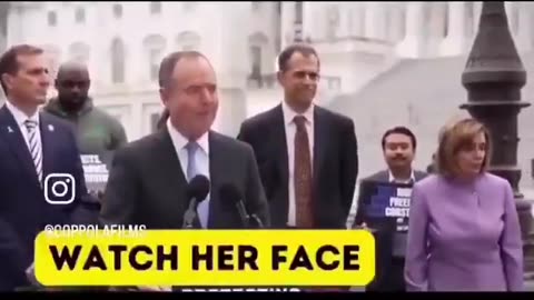 Adam Schiff passes the Mic to Drunk Nancy Pelosi