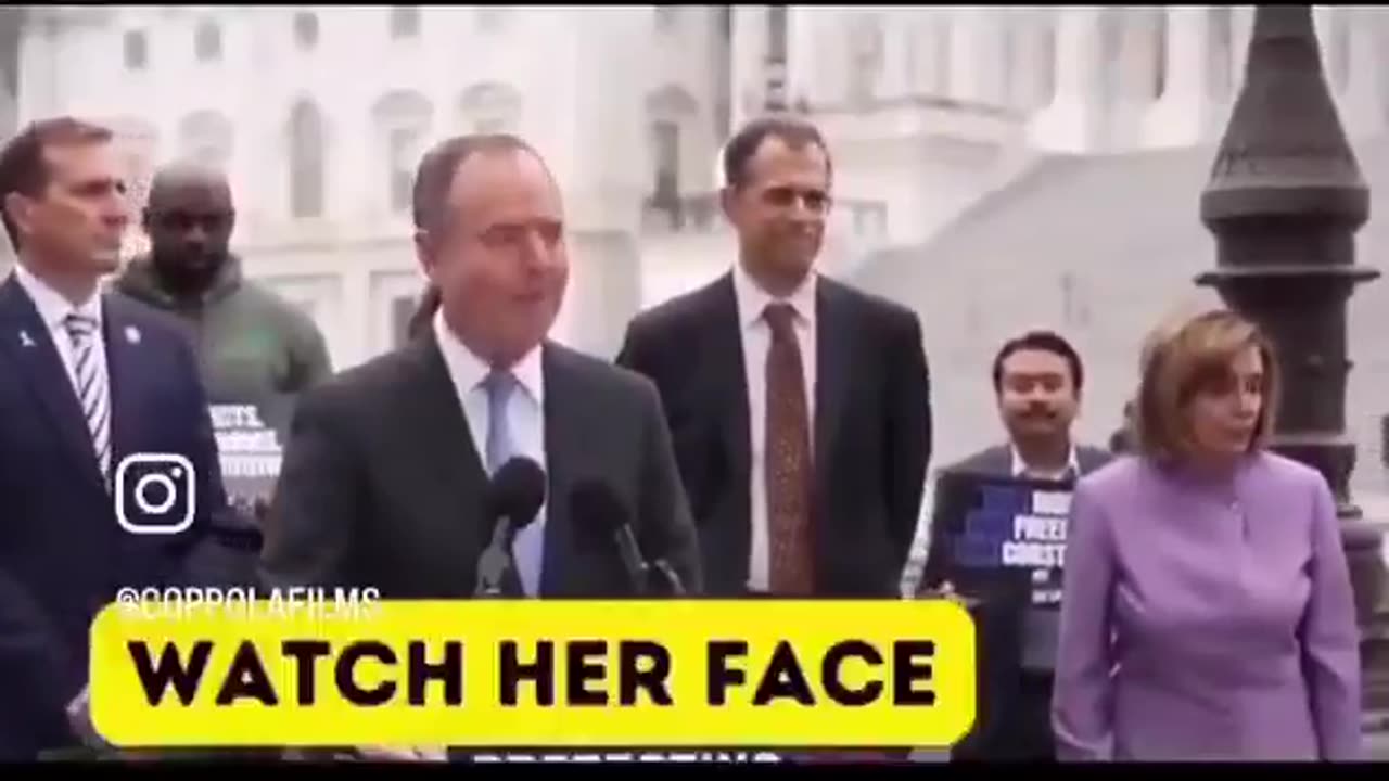 Adam Schiff passes the Mic to Drunk Nancy Pelosi