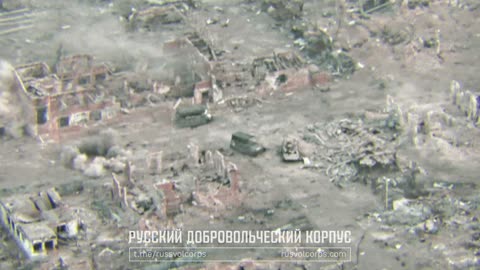 Combat Footage from Ukraine-Aligned Russian Volunteer Corps