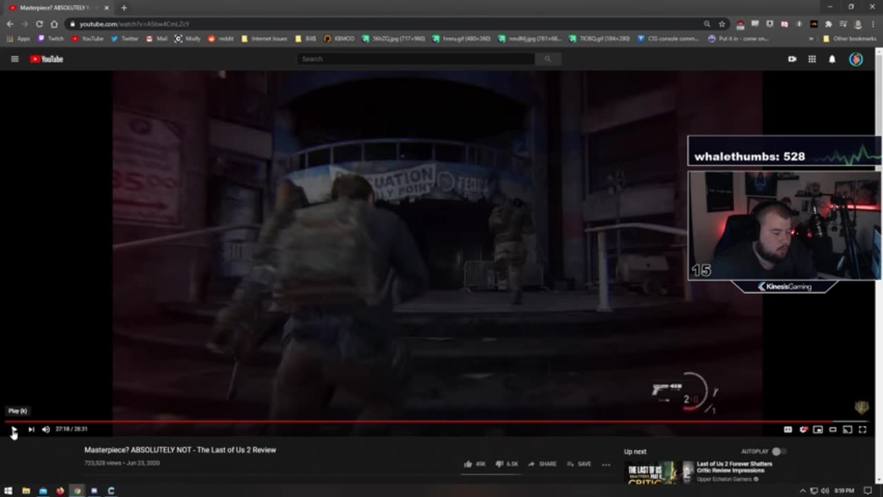 059 Live 2020-07 TLOU2 discussion plus youtube ketchup