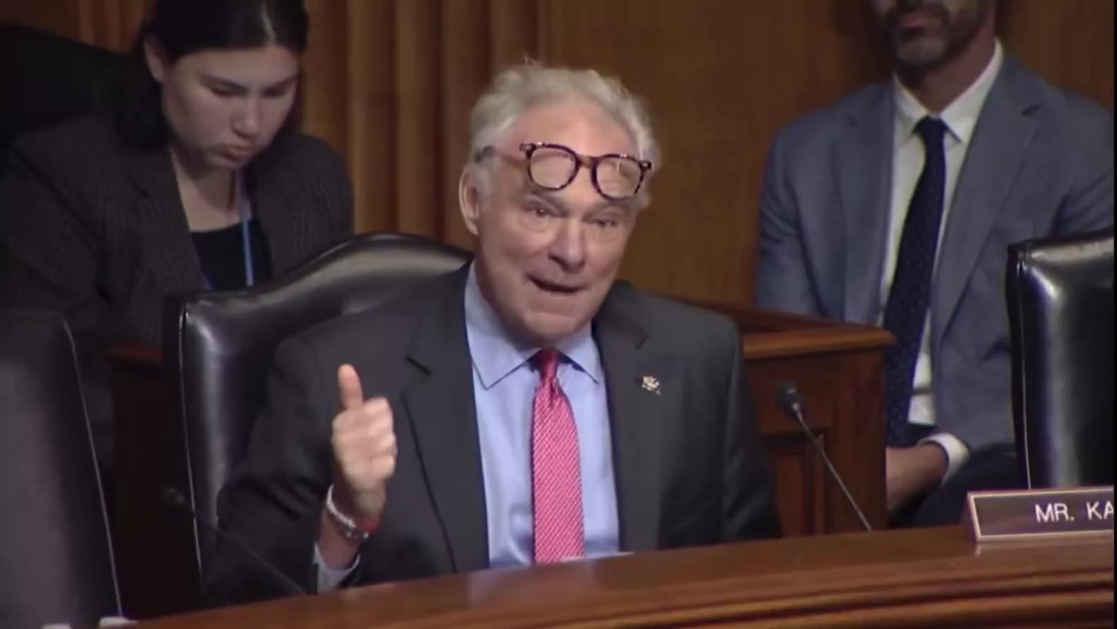 SEN. KAINE: “The notion that rights don’t come from laws or the government,