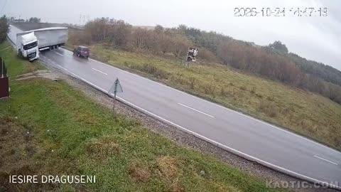 Two killed After Their Car Is Decimated By Truck Which Skidded Into Them