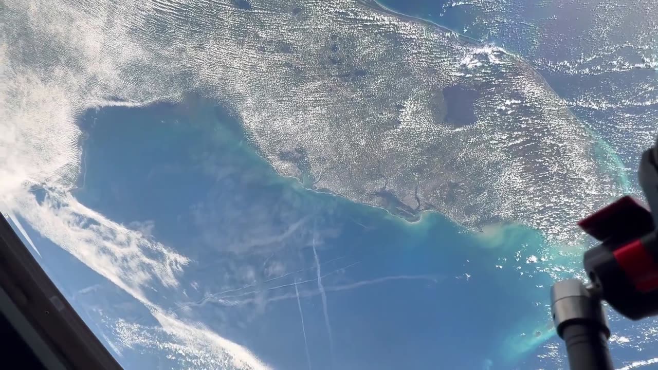 Views of SpaceX's two Florida launch pads from space