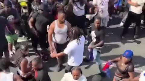5 shot at the West Indian Day parade in NYC.