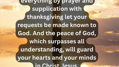 Journey of faith and spiritual growth Philippians 4:5-7 Daily Bible Verse