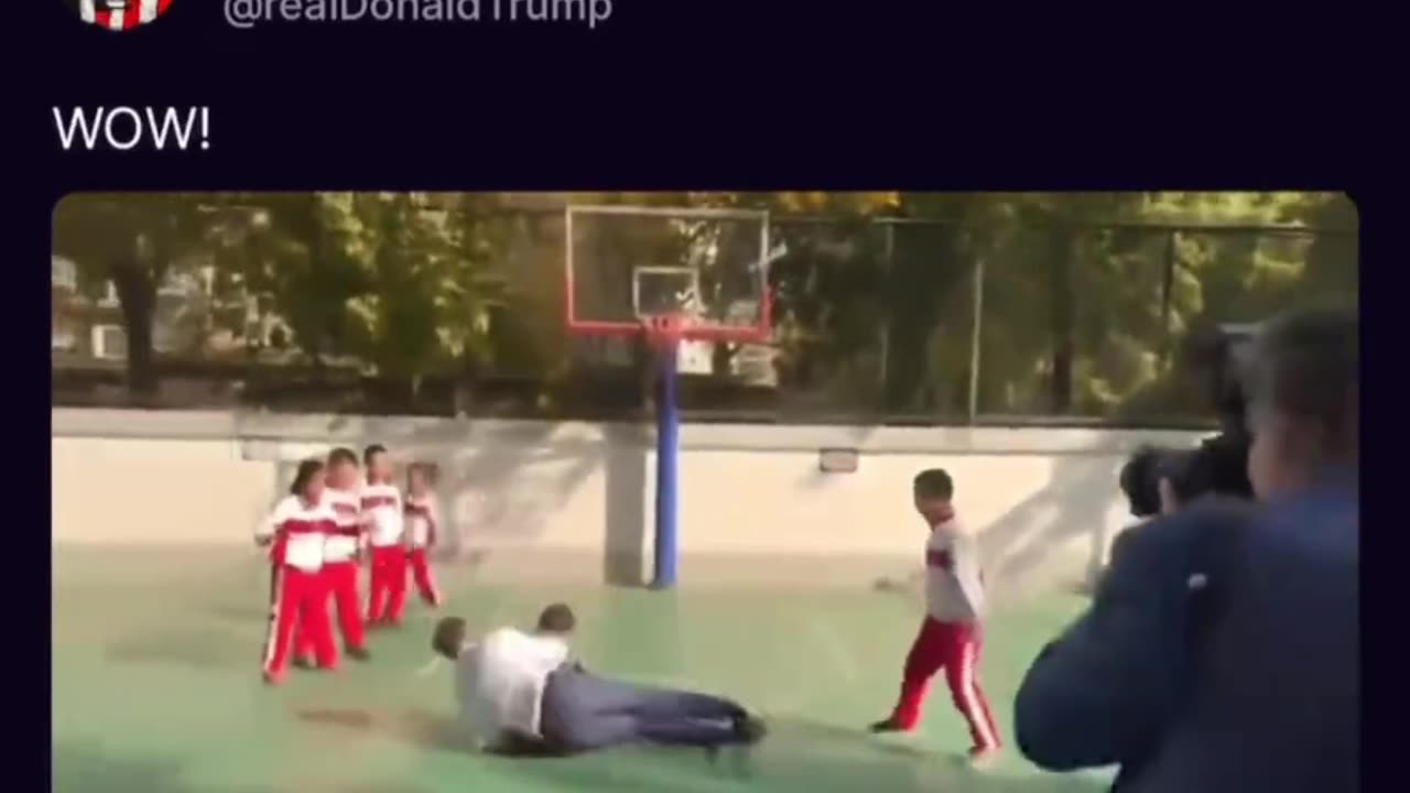 Viral Clip: Gavin Newsom Knocks Down Kid on Court… Then Gives Him a Spank