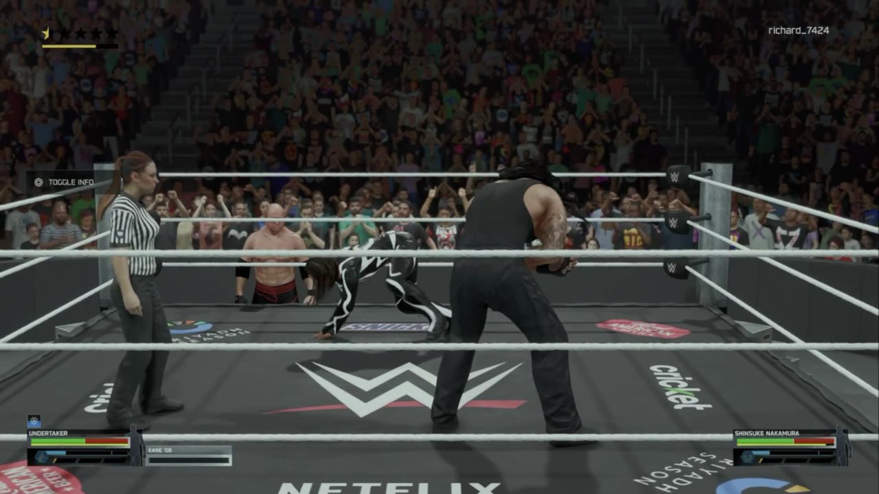 wwe 2k25 149 universe Undertaker VS Shinsuke Nakamura