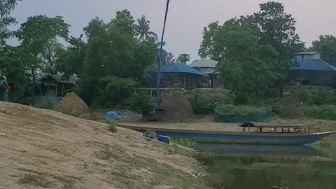 Monsoon Village View from the River | Elongjani & Gonaigati from Midstream