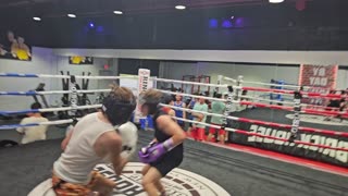 Joey sparring Michael 3. 7/24/25