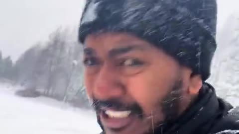 He leaves Europe to return to Africa.