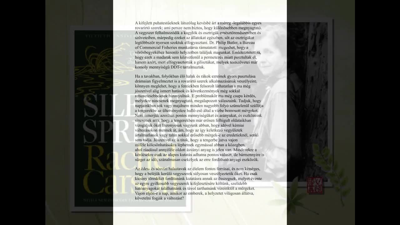 Néma tavasz - 9. fejezet - A halál folyói