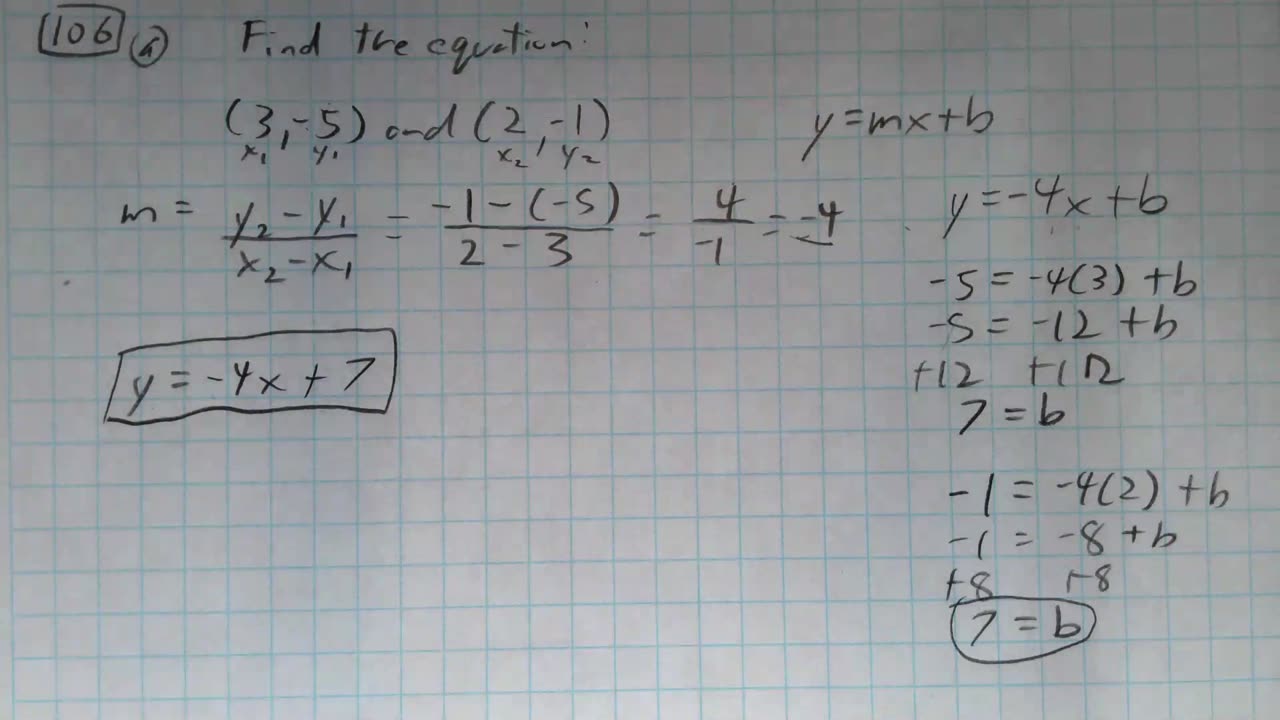 Saxon Algebra 1 Lesson 106 (a)