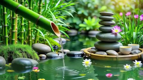 Spa Beautiful Piano Music 🌿 Relaxing Music, Nature Sounds, Relieves Stress Music, Calming music