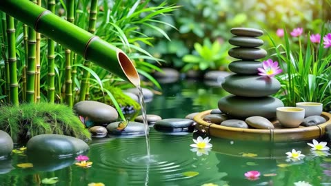 Spa Beautiful Piano Music 🌿 Relaxing Music, Nature Sounds, Relieves Stress Music, Calming music