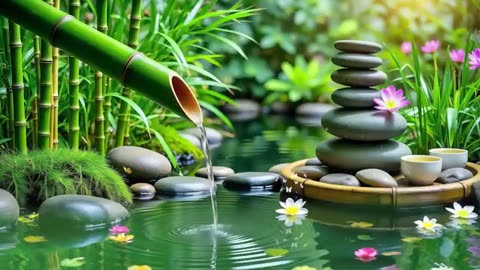Spa Beautiful Piano Music 🌿 Relaxing Music, Nature Sounds, Relieves Stress Music, Calming music