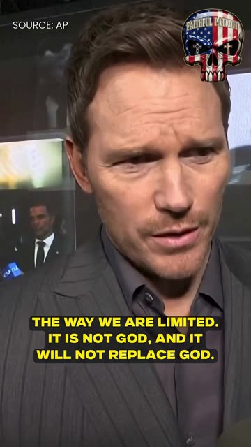 Chris Pratt Says AI Will NEVER Replace GOD