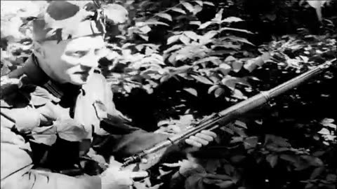 Waffen-SS memorial and raw footage (Denmark, 1944)