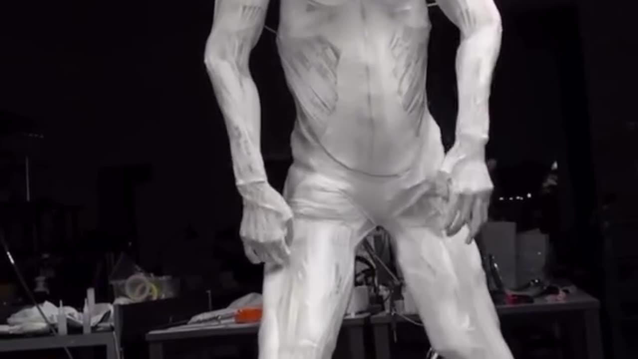 Clone Robot With 206 Synthetic Bones