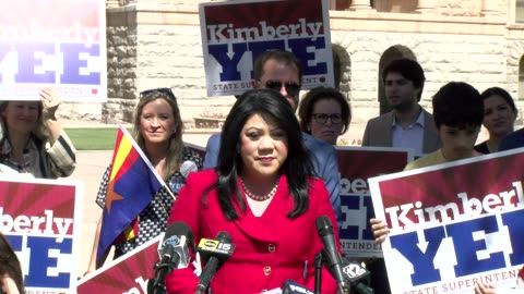 1-2 AZ Treasurer Kimberly Yee Announcement for Superintended Of Public Instruction.