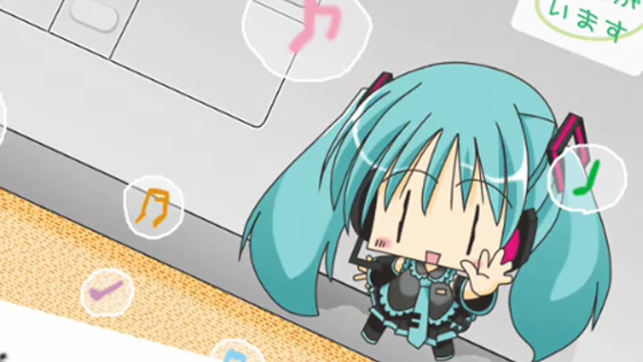 Hatsune Miku singing Haipaa Ka Unto da un!
