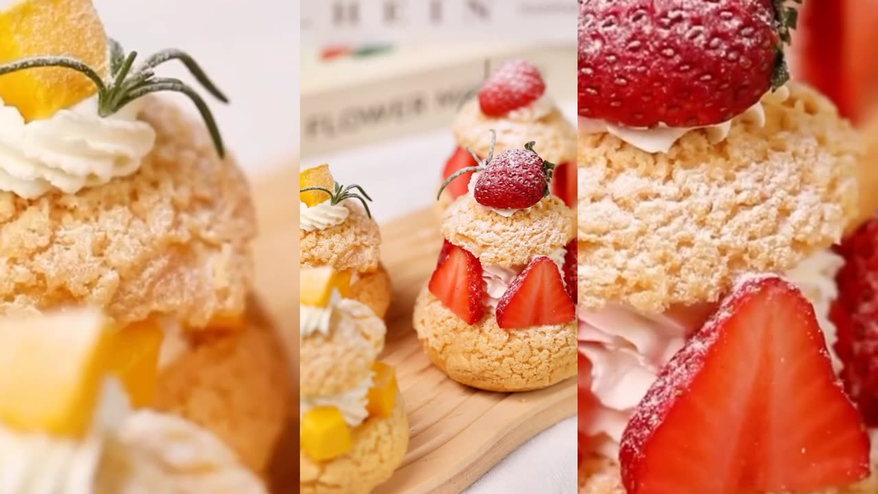 Fresh Fruit Crispy Craquelin