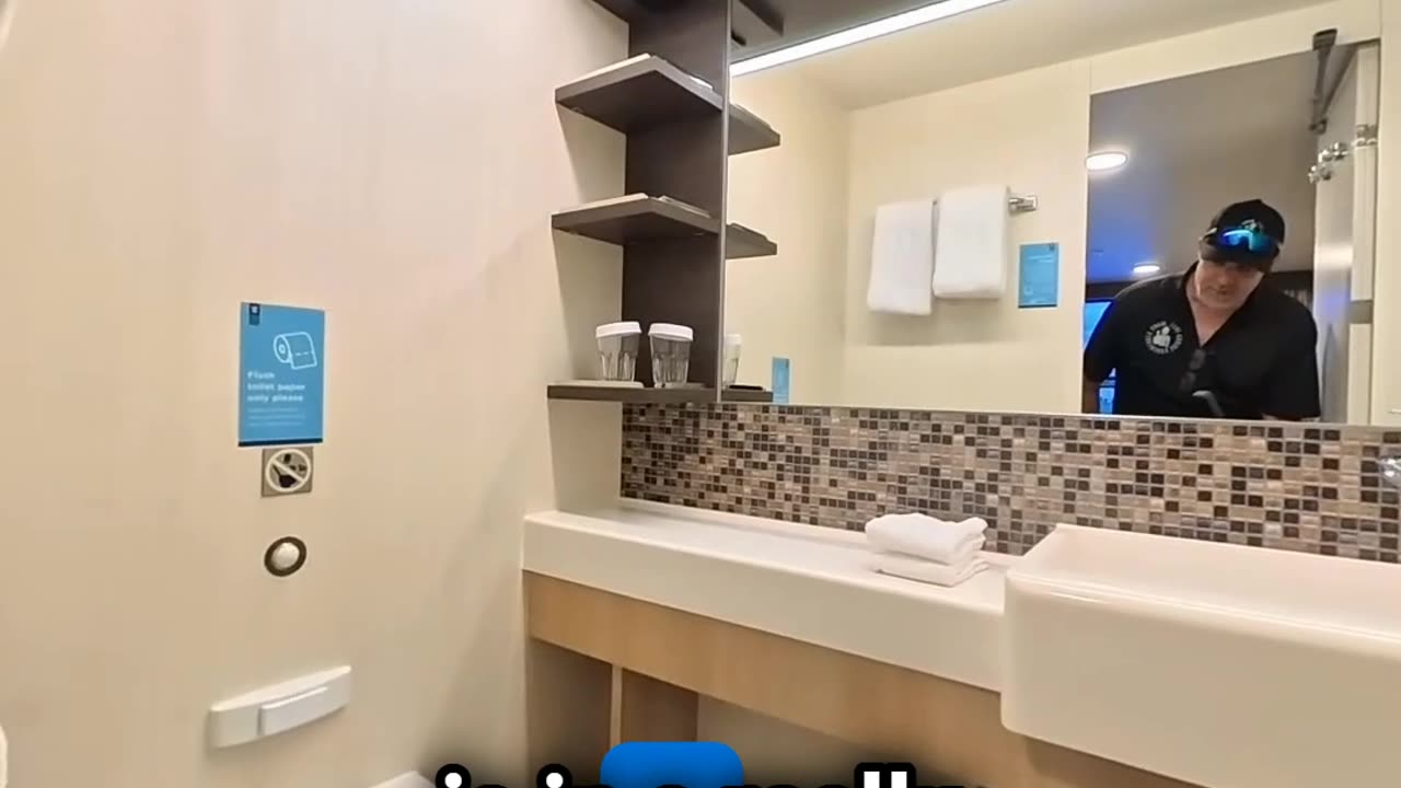 Quick Look of Ovation of the Seas Inside With Virtual Balcony Cabin | Tall Man’s Cruise Adventures