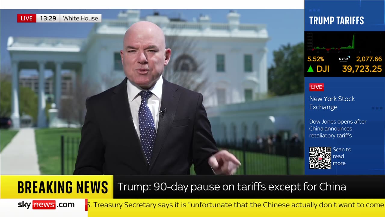 Trump announces 90-day pause on most tariffs - but raises them on China againnews
