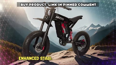 HEZZO D5 Pro Electric Dirt Bike 3000W Motor 60V 30Ah Battery EMTB Powerful Electric Bicycle