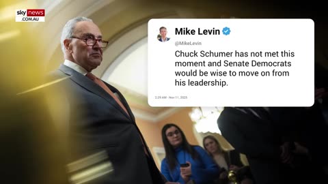 Democrats humiliatingly turn on Chuck Schumer as calls for him to resign grow.