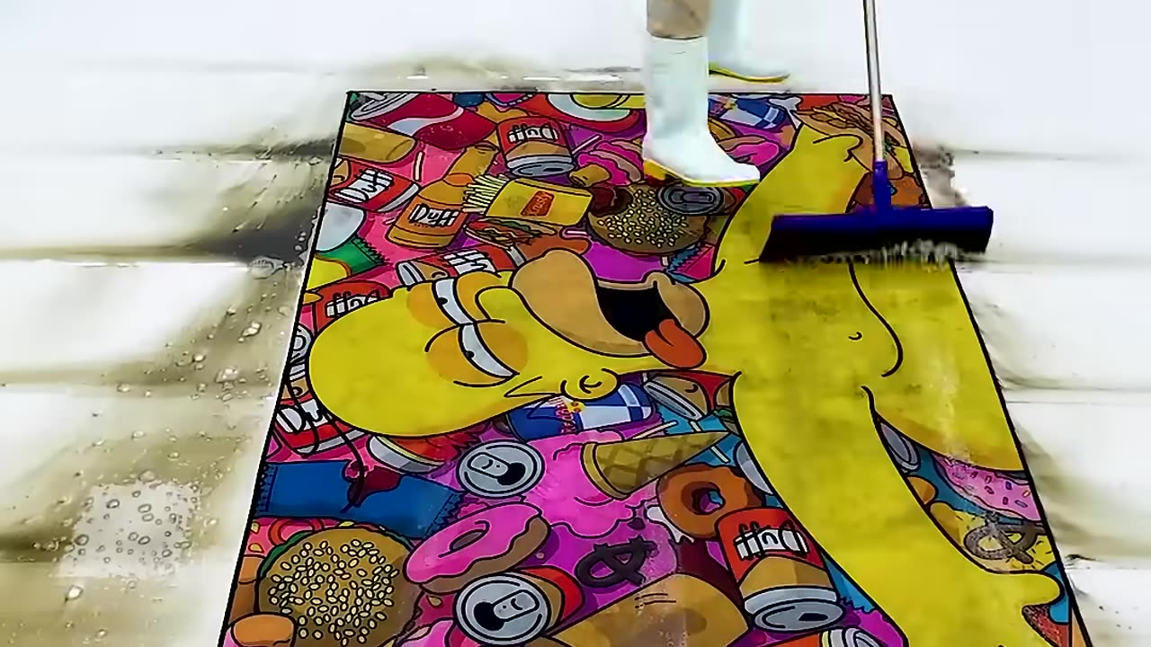 Extremely Dirty: Saves A Heavily Soiled Carpet - Satisfying ASMR #shorts #carpetcleaning