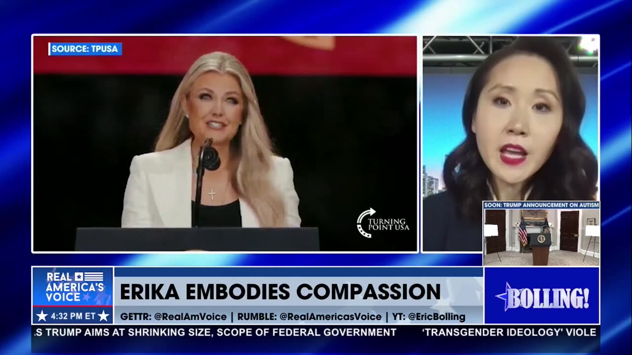 ERIKA KIRK SHOWED COMPASSION