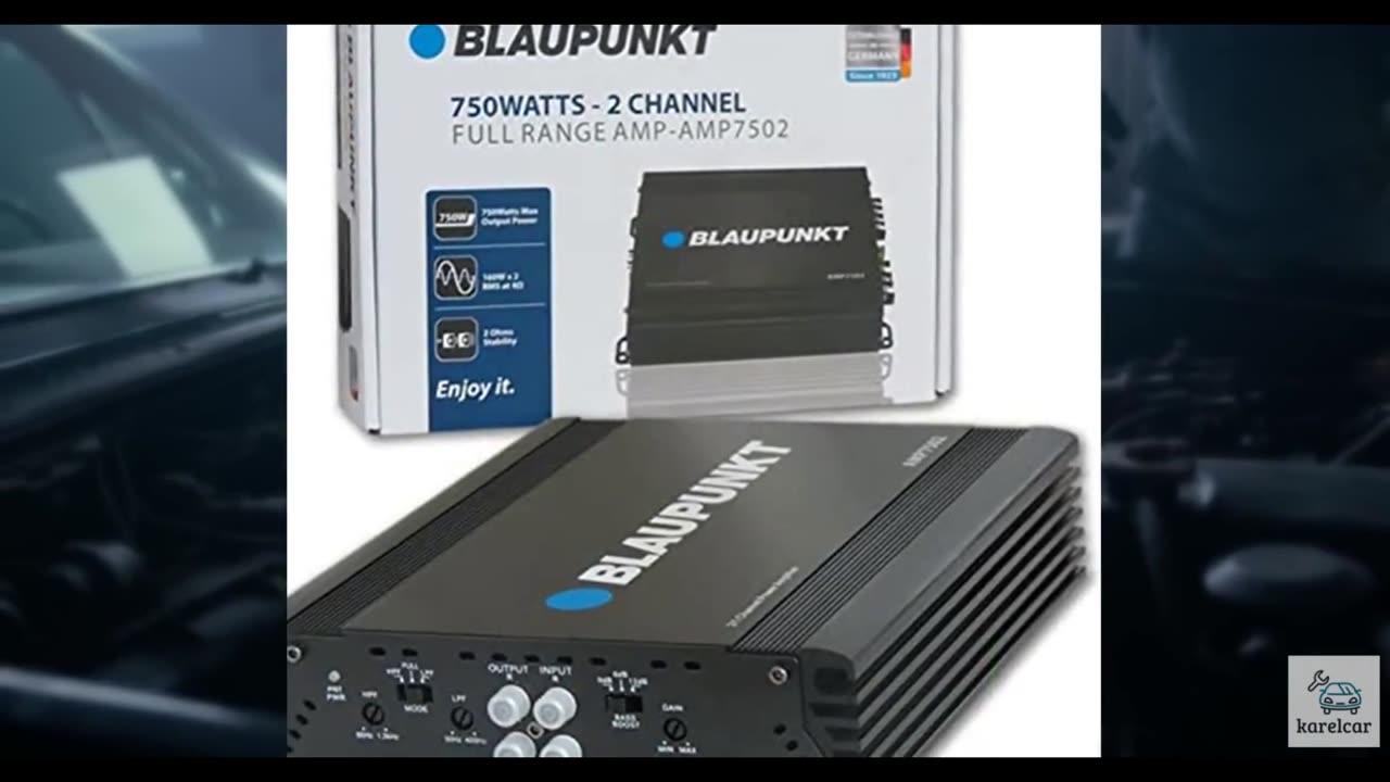 BLAUPUNKT 750W 2-Channel, Full-Range Amplifier (AMP7502)