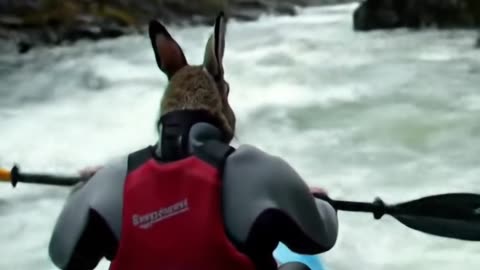 Rabbit Kayaking Whitewater Rapids