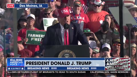 TRUMP WON IOWA BY A LANDSLIDE