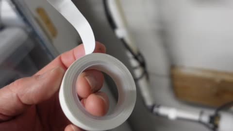 Heat Tape On A Condo Water Inlet "System". The Whole This Is A Tangle But Needs To be Freeze Proof.