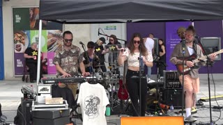 Caba Rats Reggae Plymouth in Old Town street Square 3rd May 2025.