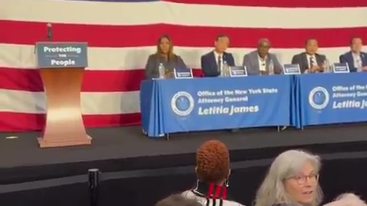 New Yorker calls out AG Letitia James to her face. Someone buy him a beer.