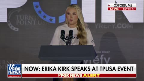 Erika Kirk has a MESSAGE for Generation Z. "YOU are the courageous generation.